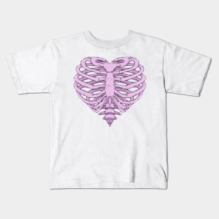 Heart of Bones Skeleton. Kids T-Shirt